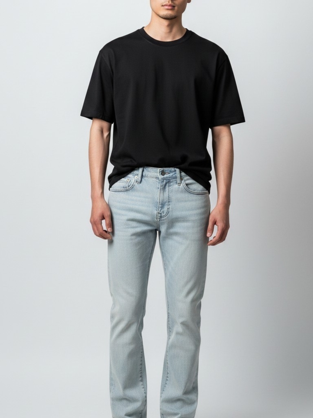 True Religion Light Blue Slim Straight Jeans
